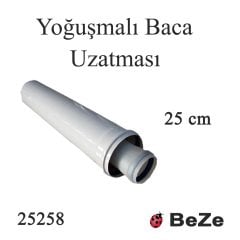 Yoğuşmalı Uzatma Baca  25 cm