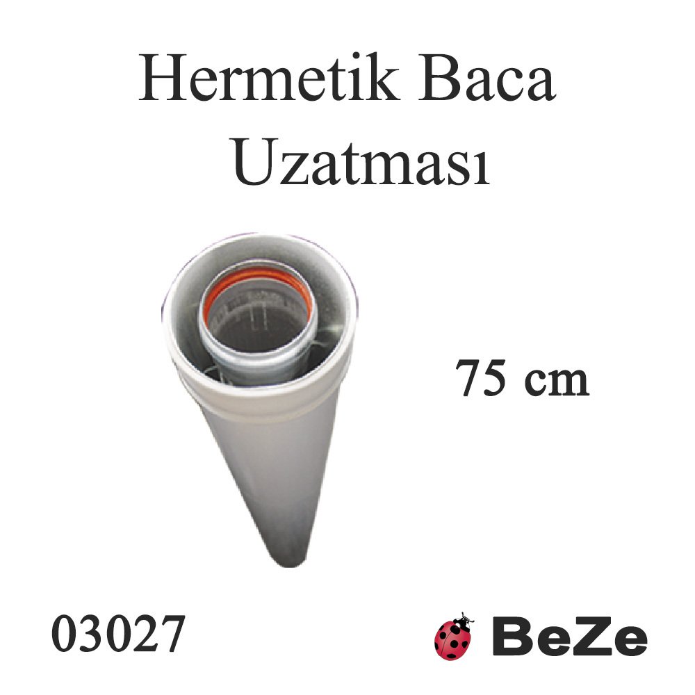 Hermetik Baca Uzatması 75 cm