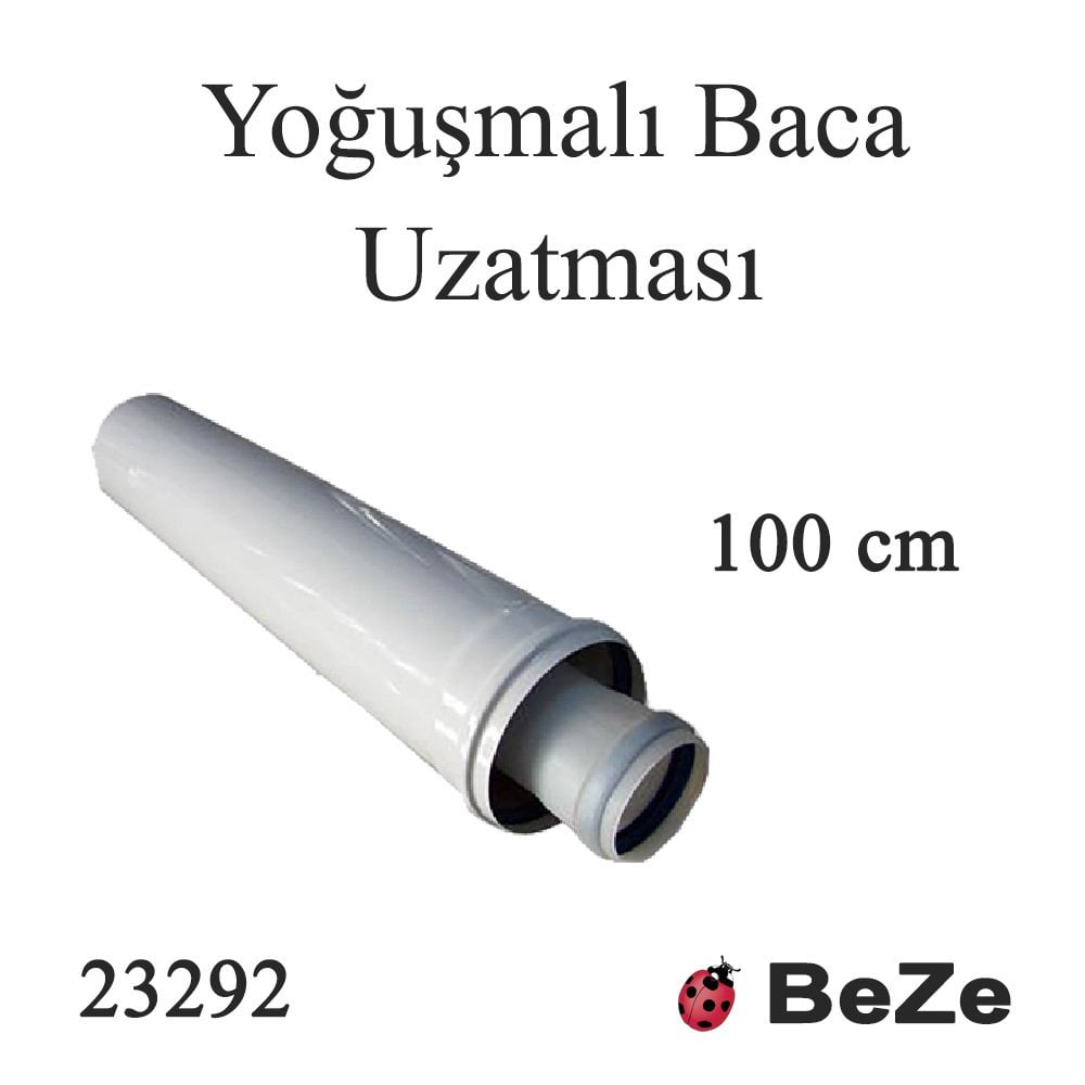 Yoğuşmalı Uzatma Baca  100 cm