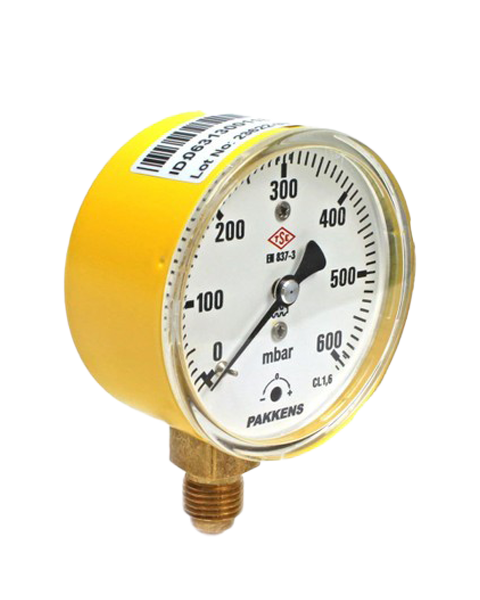 PAKKENS EKO D.GAZ MANOMETRE Q63-600 MBAR(KAPS.DİYAFRAMLI)