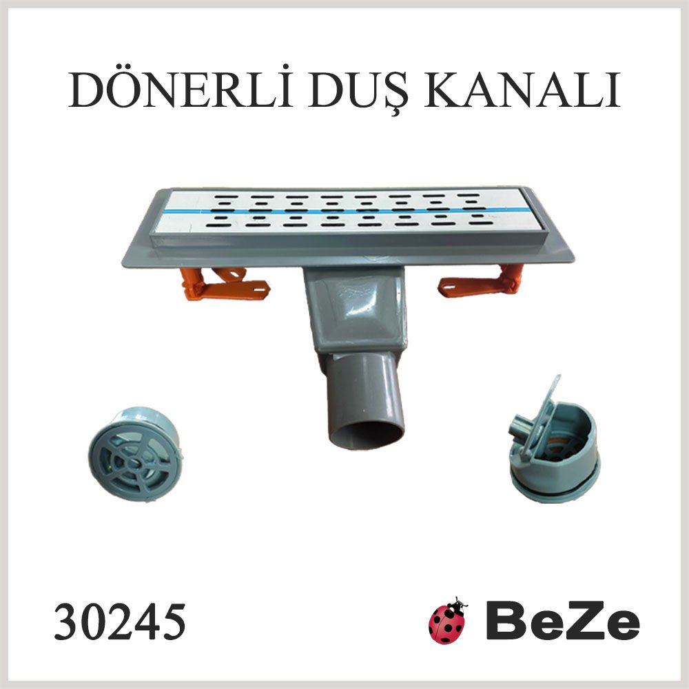 BEZE DÖNERLİ DUŞ KANALI 20 CM