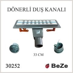 BEZE DÖNERLİ DUŞ KANALI 33 CM