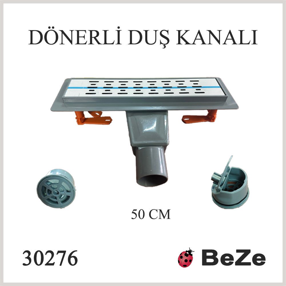 BEZE DÖNERLİ DUŞ KANALI 50 CM
