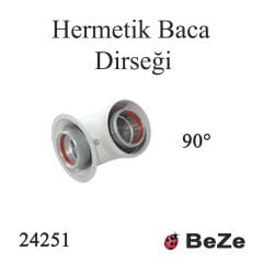 Hermetik Baca Dirseği 90°