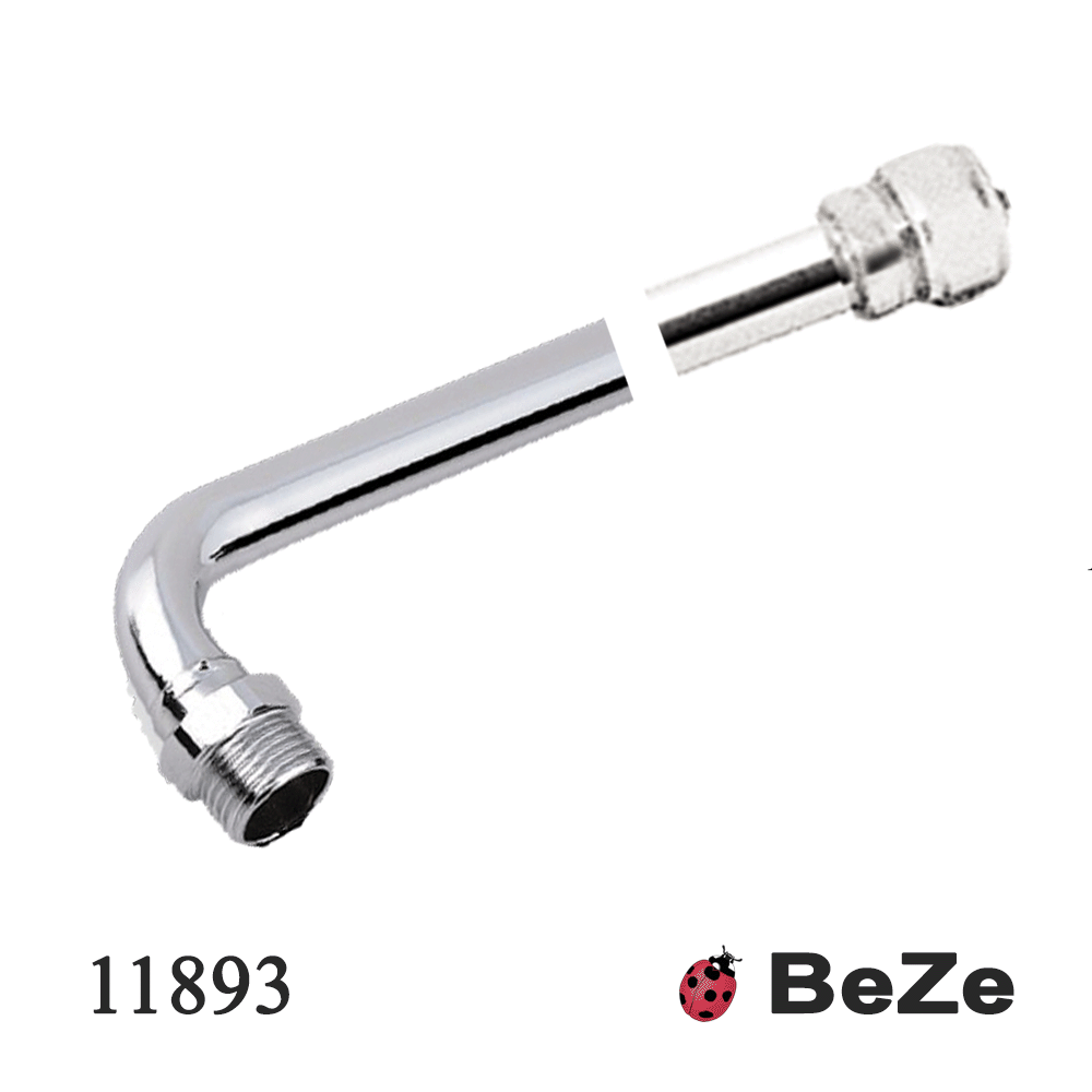 Dirsekli Krom Boru 90 cm