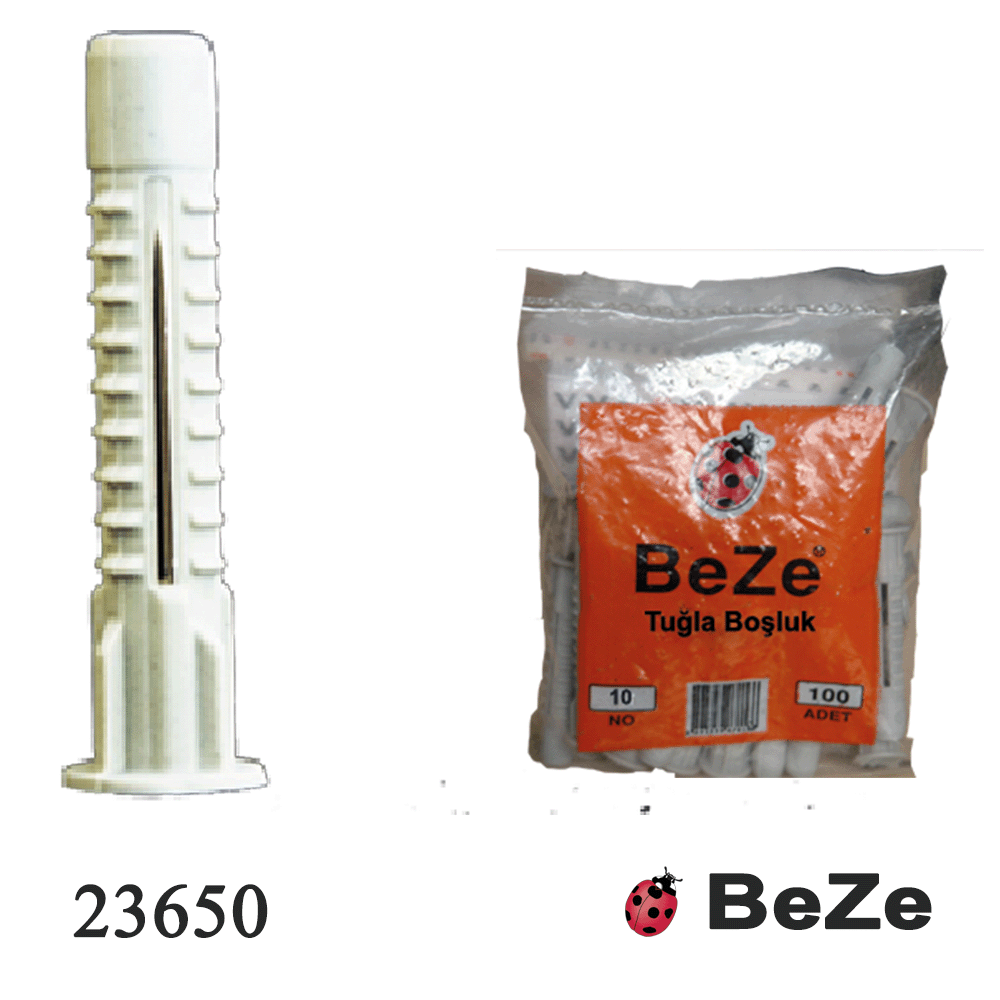 BEZE TUĞLA BOŞLUK DÜBEL Ø10 BEYAZ