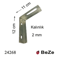Duvar Konsolu  11 cm (galvaniz)