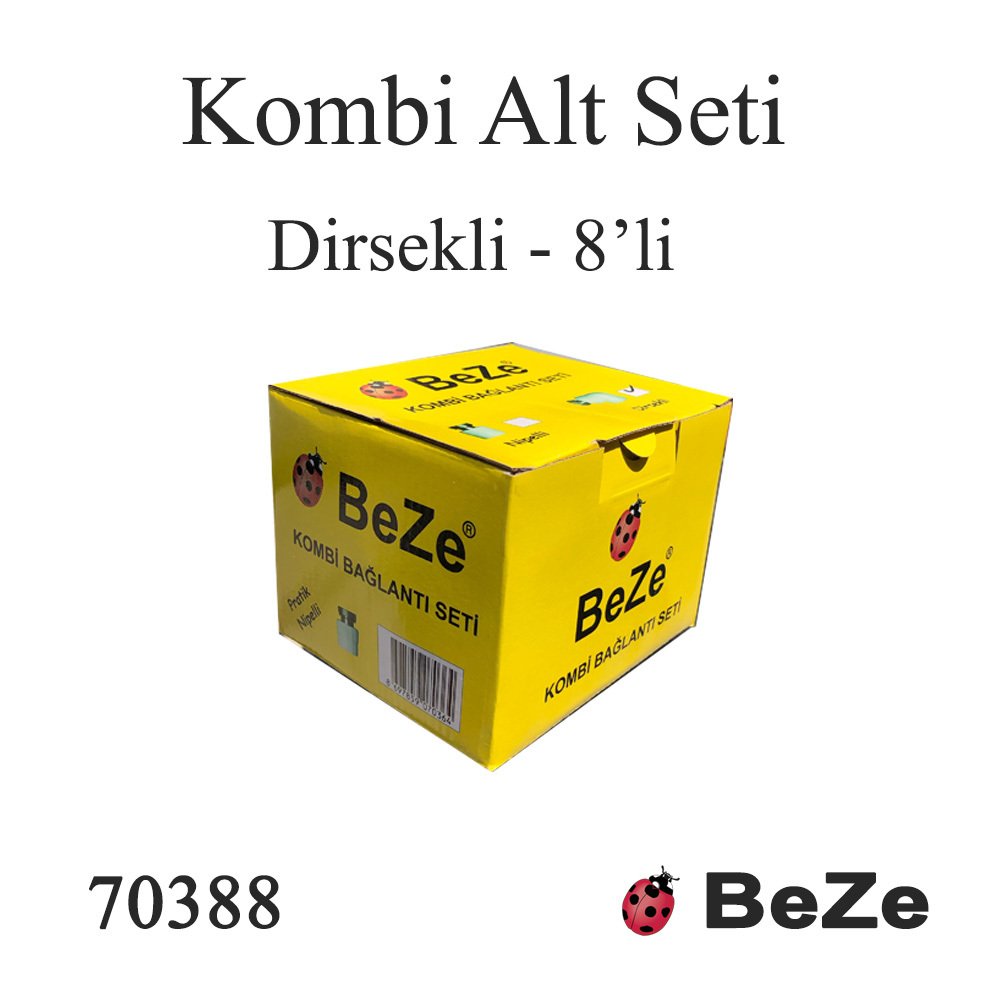 Dirsekli Kombi alt seti 8 li