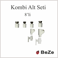 Dirsekli Kombi alt seti 8 li