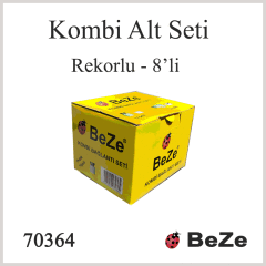 Rekorlu kombi alt seti  8 li