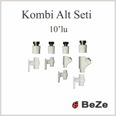 Dirsekli kombi alt seti  10 lu