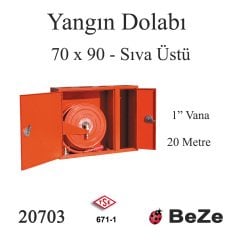 SIVA ÜSTÜ YANGIN DOLABI 20 MT 70*90