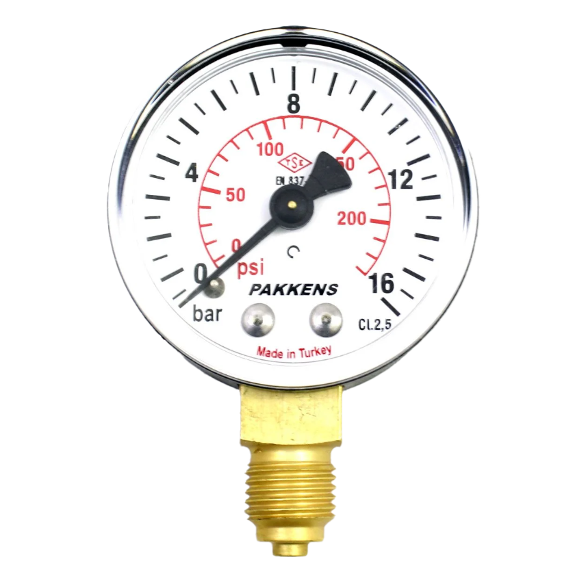 PAKKENS Q50-10 BAR PLS MANOMETRE 1/4 ALT BAĞ.