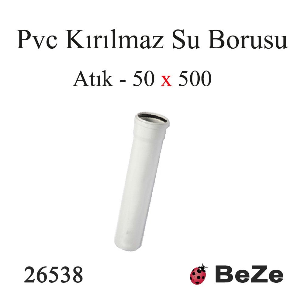 PVC 50*500 PP KIRILMAZ ATIK SU BORUSU