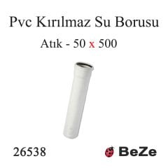 PVC 50*500 PP KIRILMAZ ATIK SU BORUSU