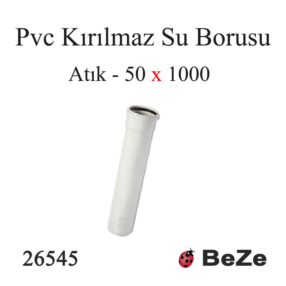 PVC 50*1000 PP KIRILMAZ ATIK SU BORUSU