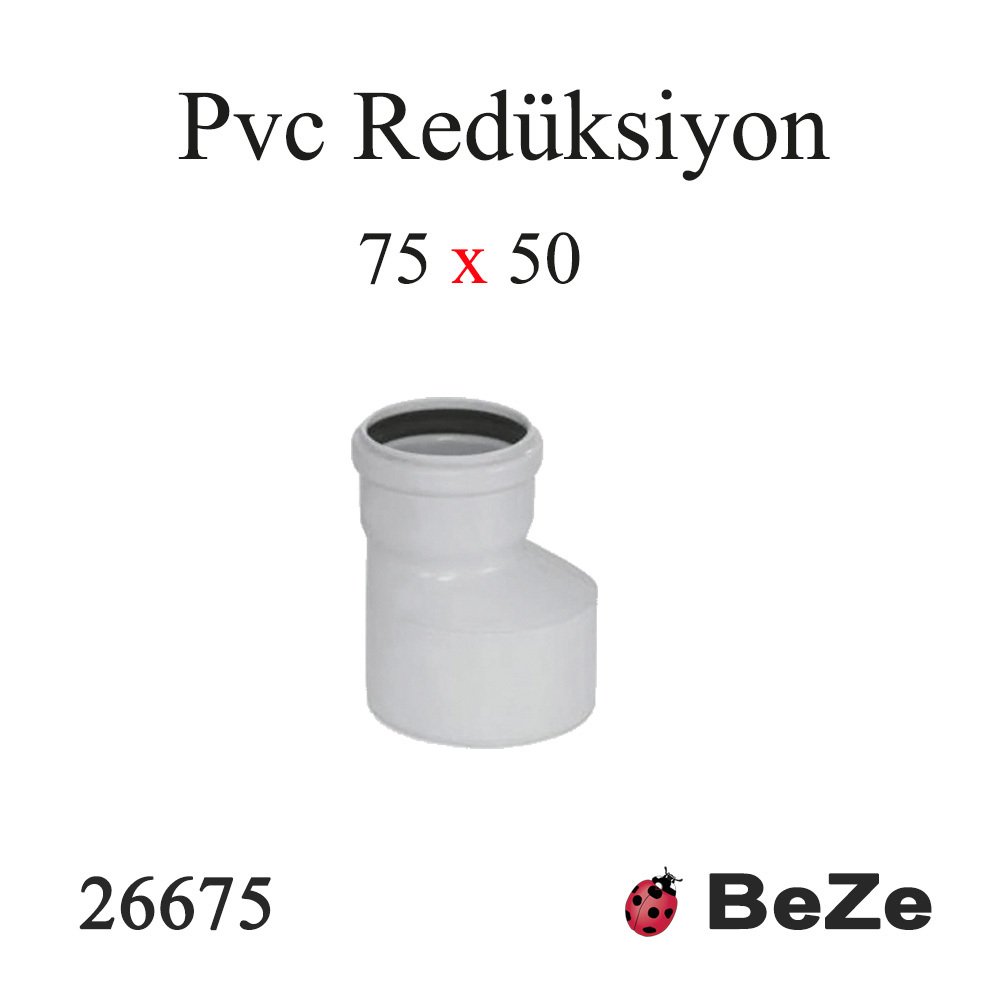 PVC REDÜKSİYON 75 X 50