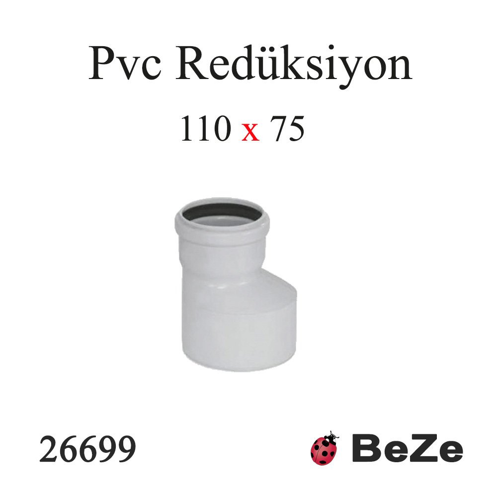 PVC REDÜKSİYON  110 X 75 PP