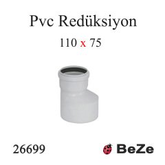 PVC REDÜKSİYON  110 X 75 PP