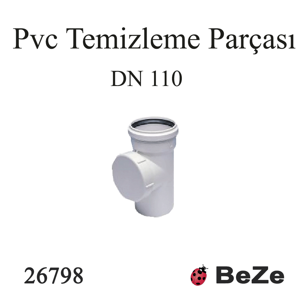 PVC TEMİZLEME PARÇASI 110 PP
