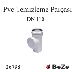 PVC TEMİZLEME PARÇASI 110 PP