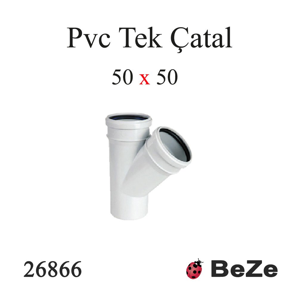 PVC TEK ÇATAL 50/50 PP
