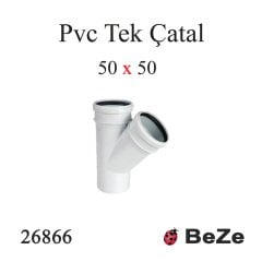 PVC TEK ÇATAL 50/50 PP