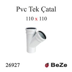 PVC TEK ÇATAL 110/110 PP