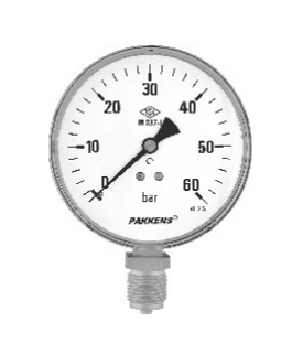 PAKKENS AKRİLİK KAPAK Q100-1.6 BAR MANO.ALT.BAĞ.C.2,5-G1/2''B