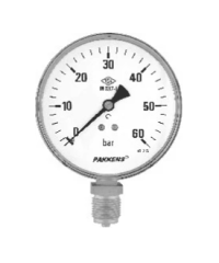 PAKKENS AKRİLİK KAPAK Q100-1.6 BAR MANO.ALT.BAĞ.C.2,5-G1/2''B
