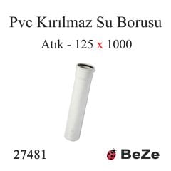 1VC KIRILMAZ ATIK SU BORUSU 125*1000 PP