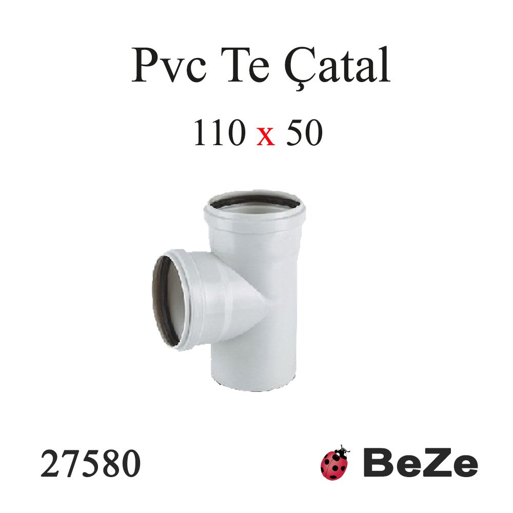 PVC TE ÇATAL 110/50  PP