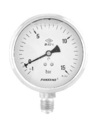 PAKKENS PASL.GLİS.Q100-6 BAR MANOMETRE ALT.BAĞ.Cl.1-G1/2''B